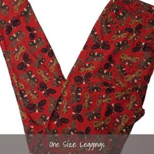 LuLaRoe OS Leggings Butterflies NEW